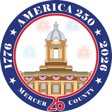 America 250 PA Mercer County Logo