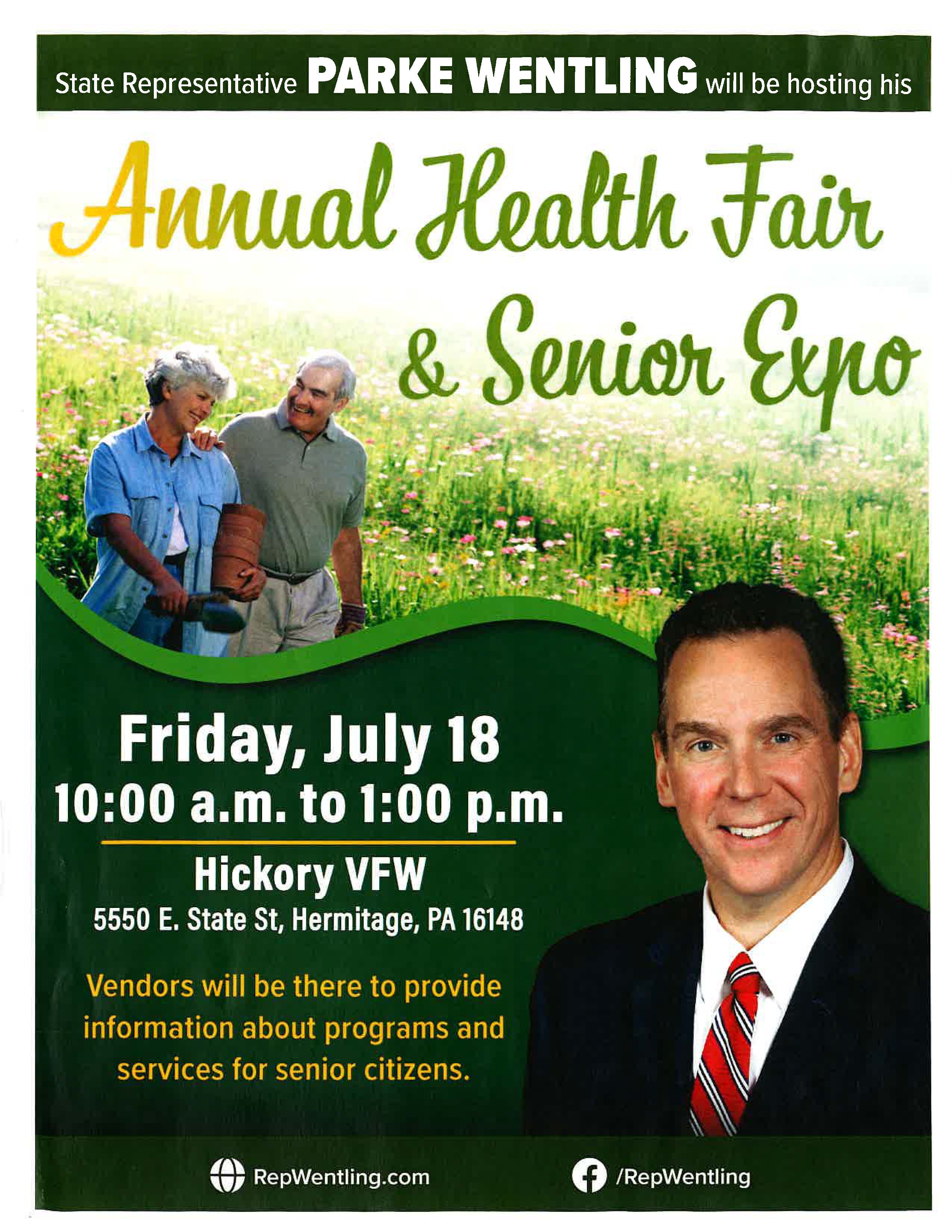 Annual Health Fair & Senior Expo Flyer