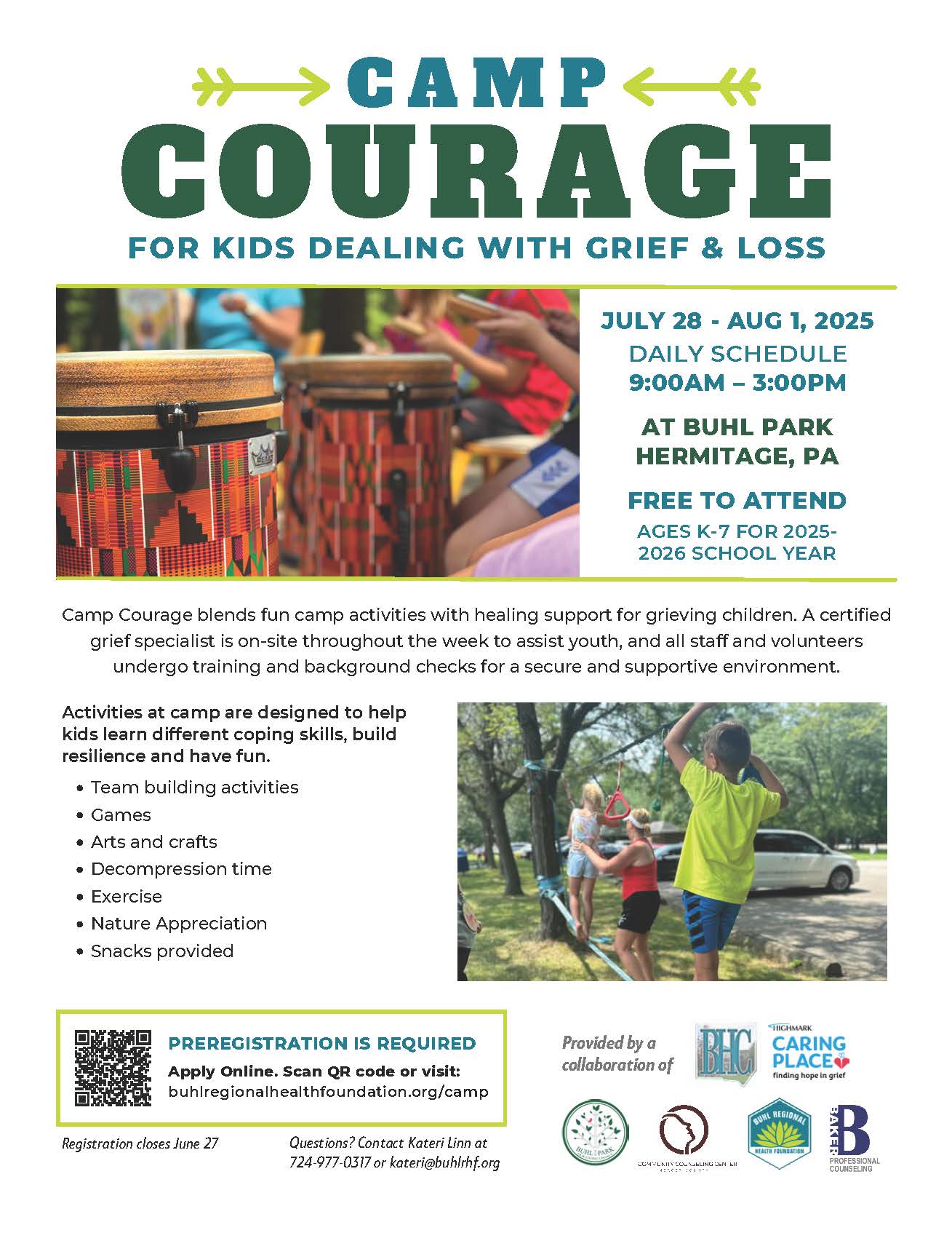 Camp Courage Flyer