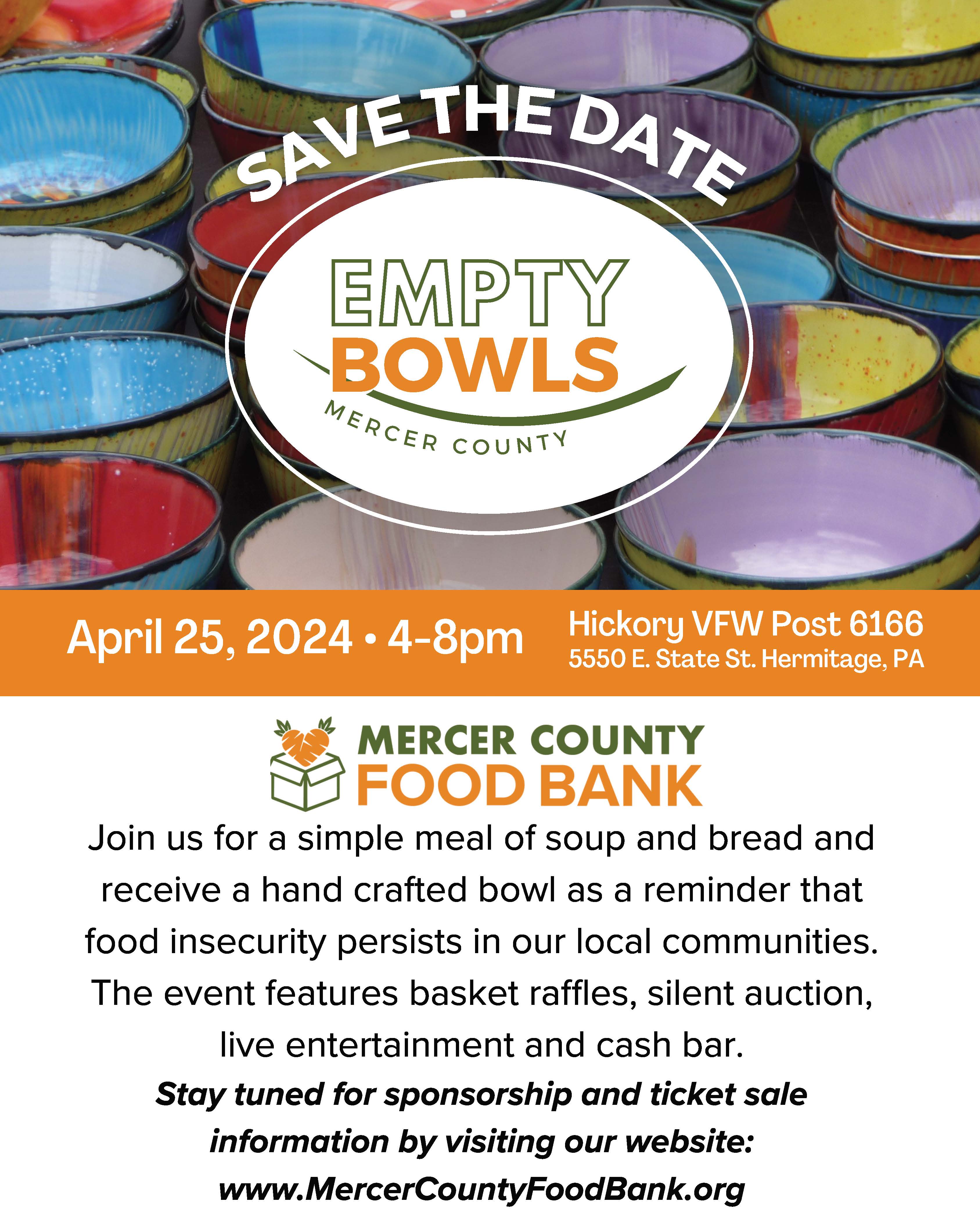 Empty Bowls Event Flyer

