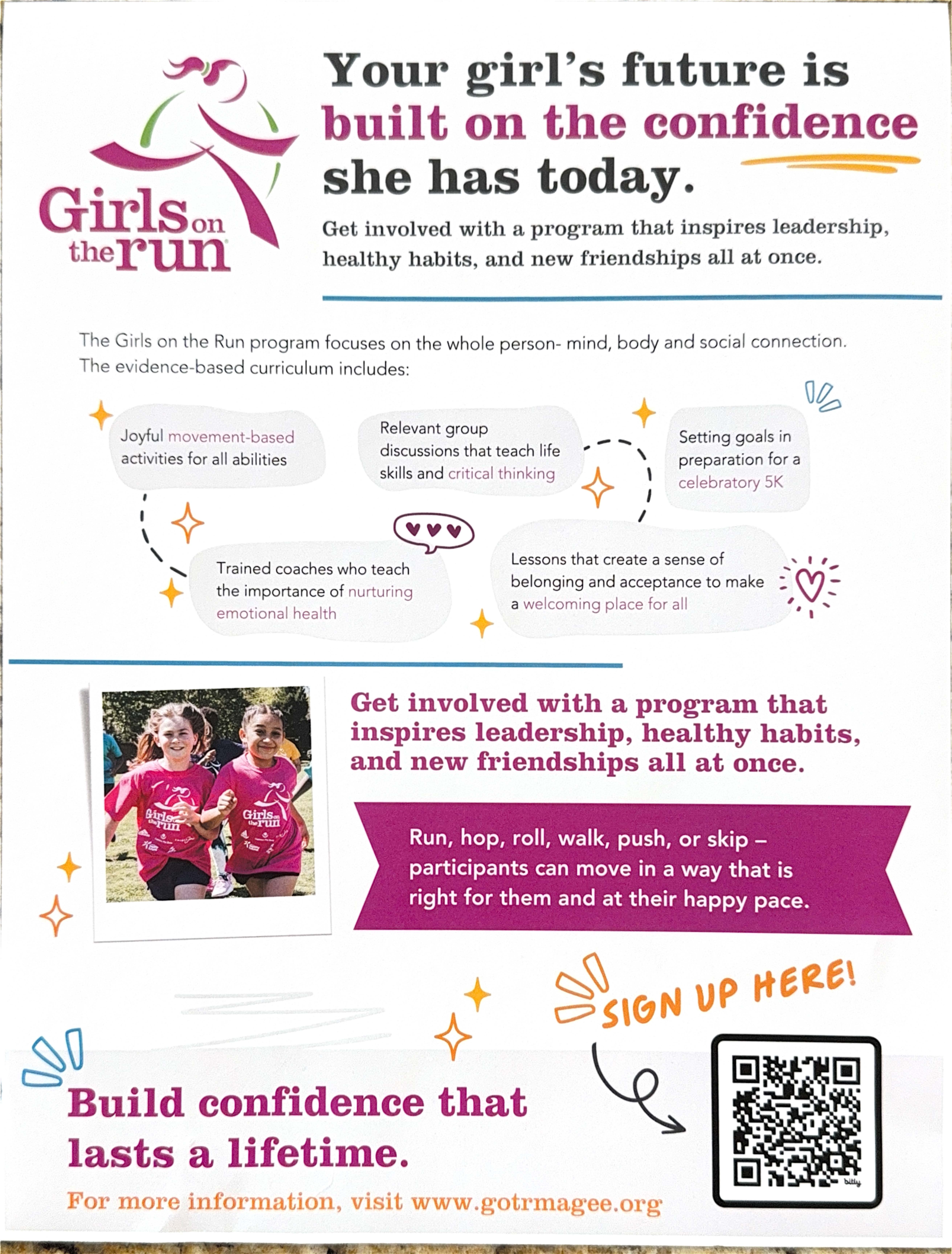 Girls on the Run Flyer
