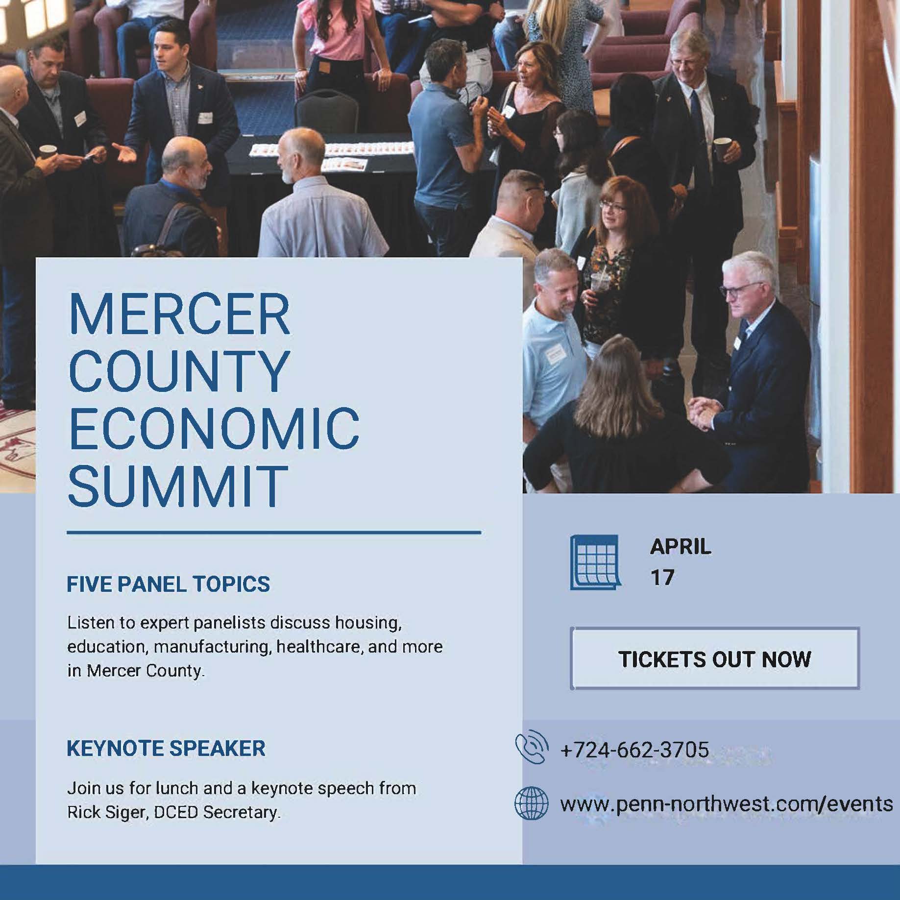 Mercer County Economic Summit Flyer