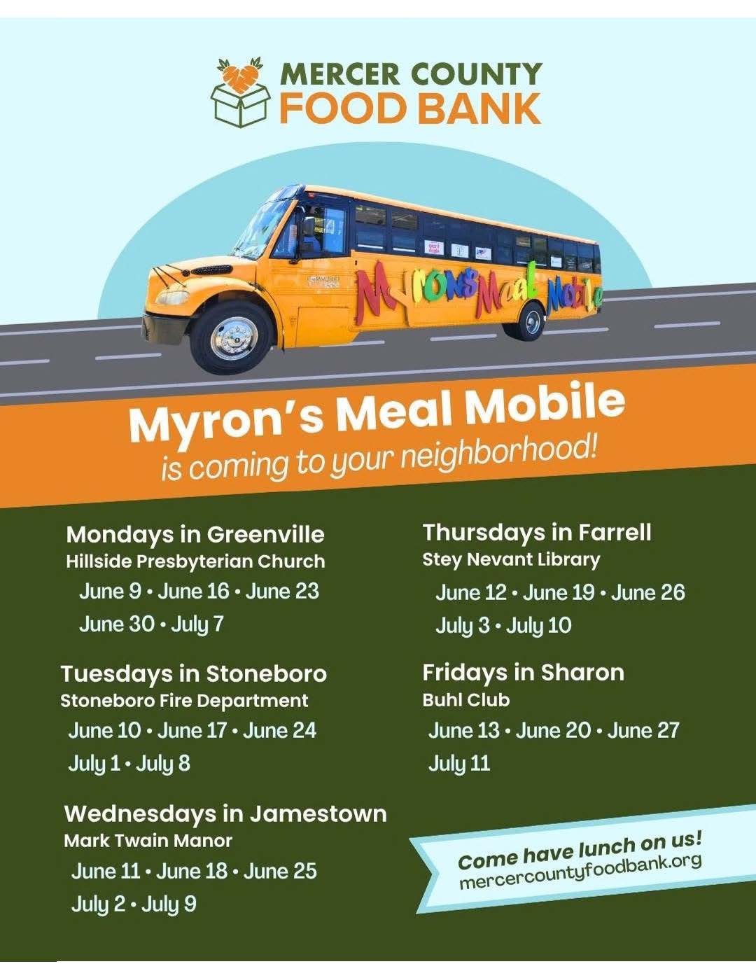 Myron's Food Mobile Flyer