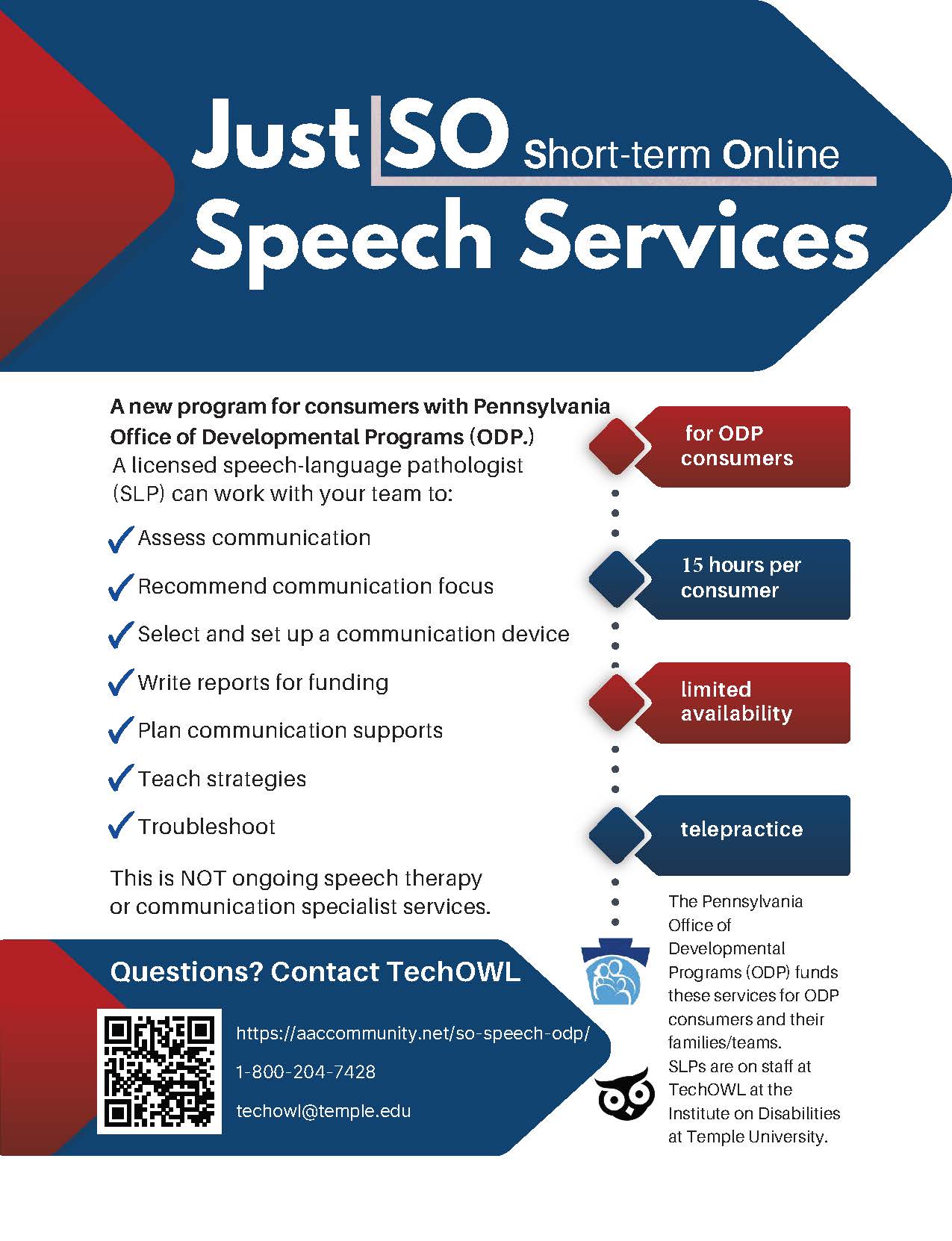 Just SO Speech Services Flyer
