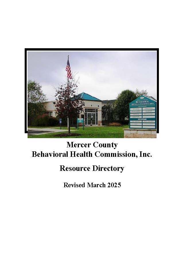 Behavioral Health Commission Resource Directory Flyer