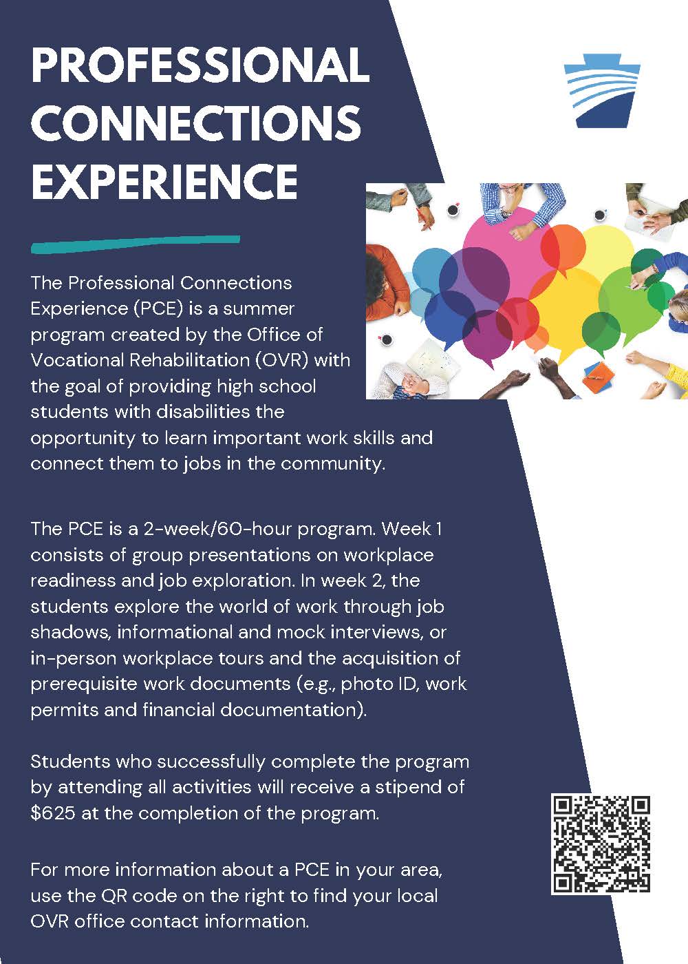 Professional Connections Experience Flyer