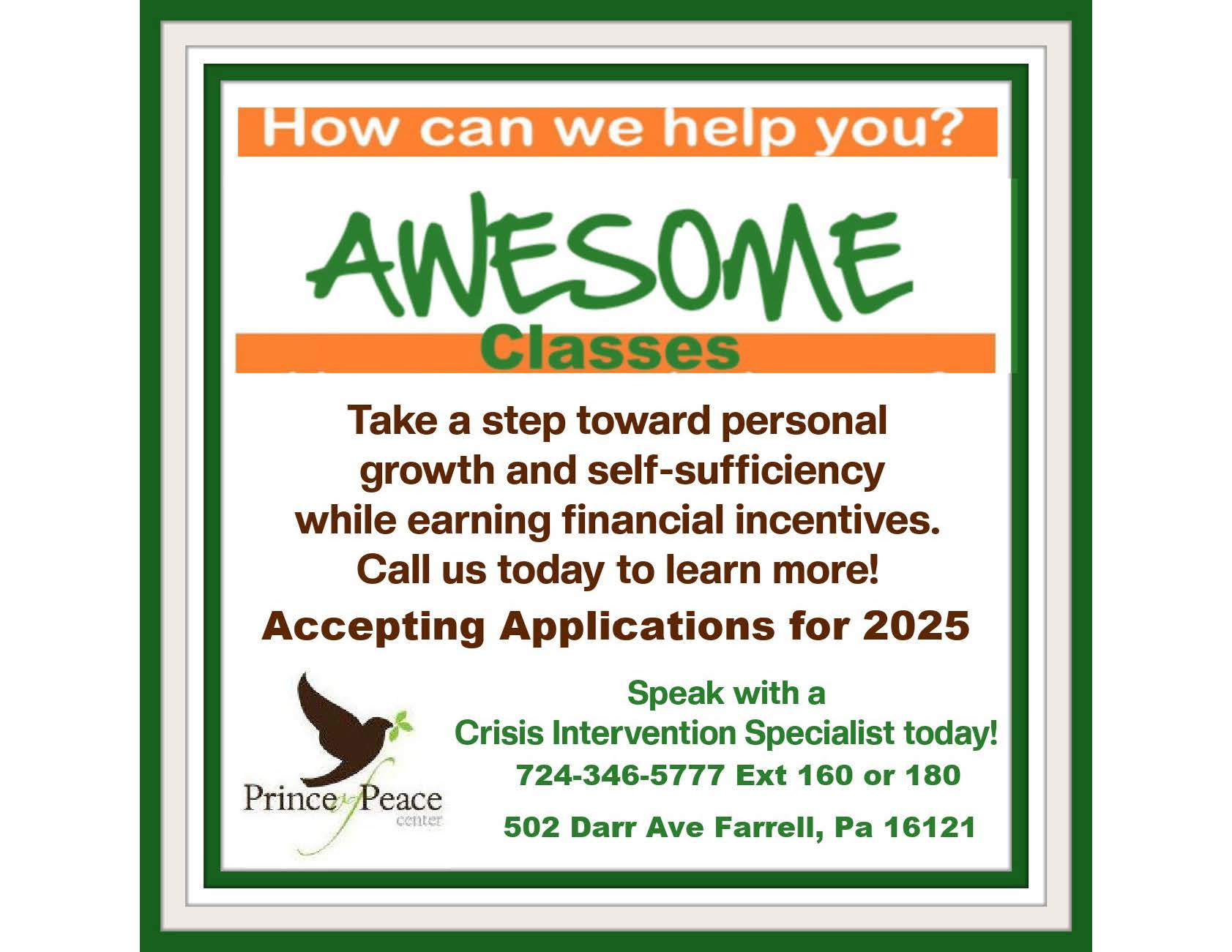 Southwest Community Support Program Flyer