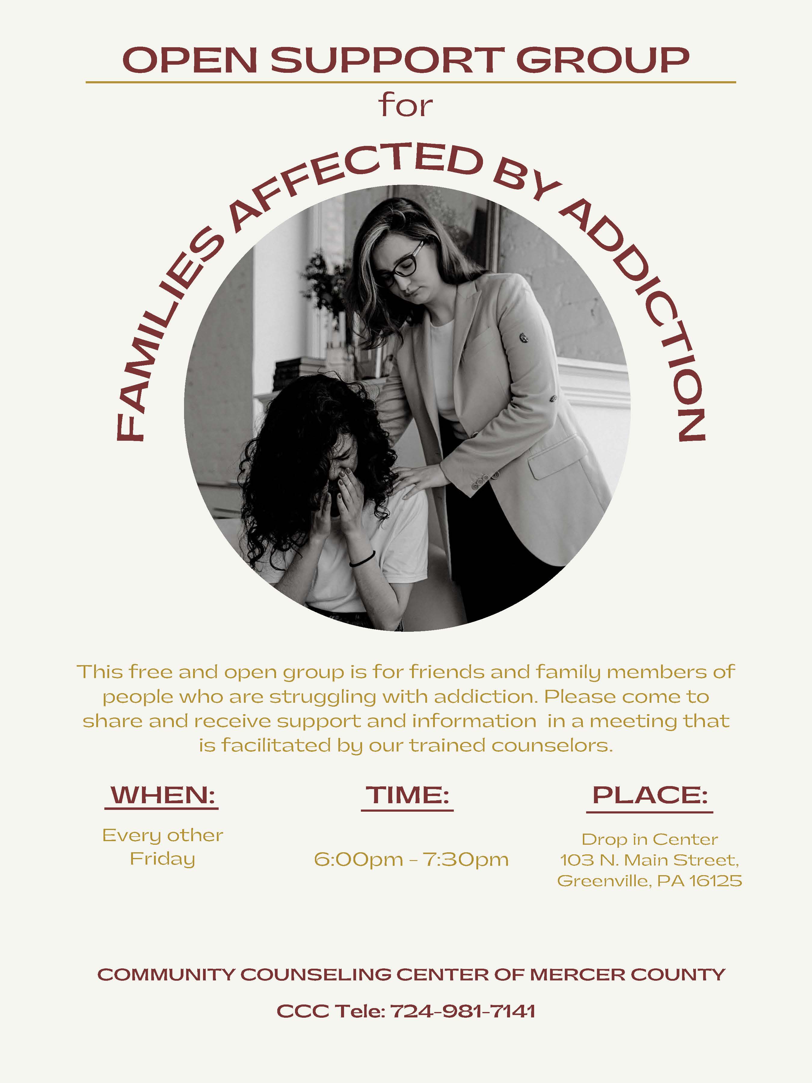 Open Support Group Flyer