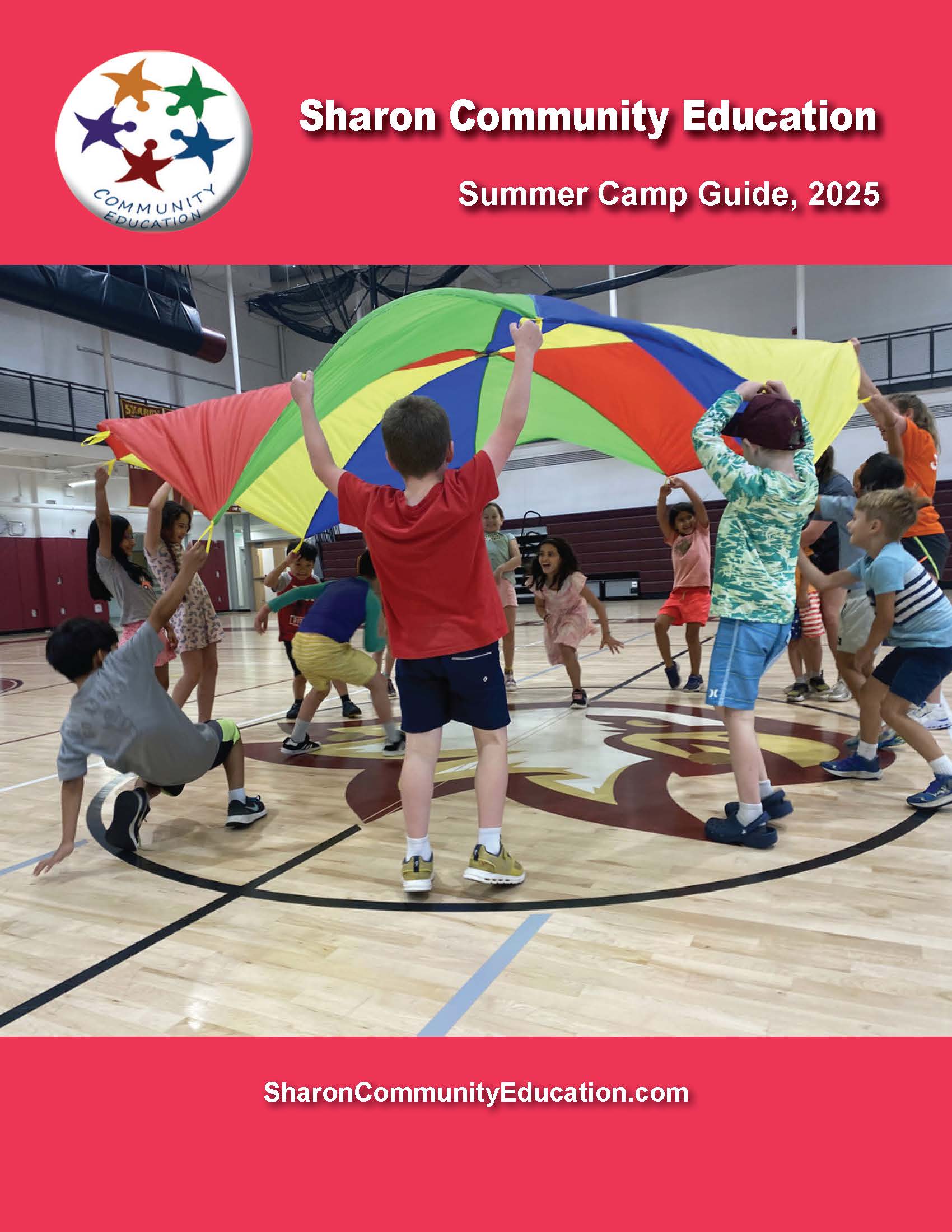 Sharon Community Education Summer Camp Guide, 2025 Flyer