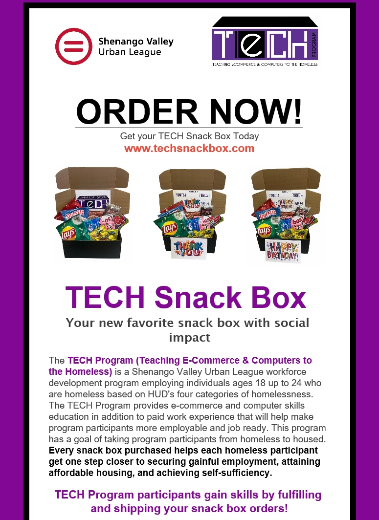 TECH Snack Box Flyer
