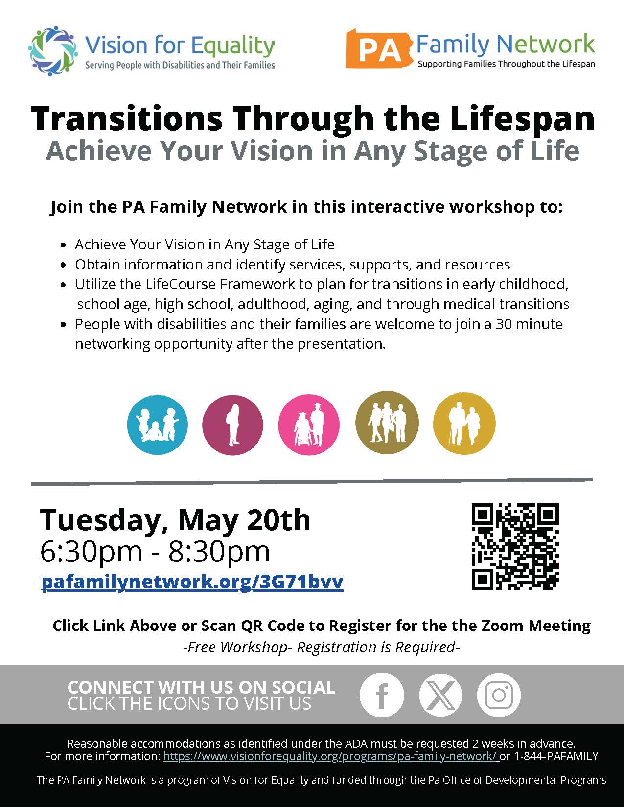 Transitions Through the Lifespan Flyer