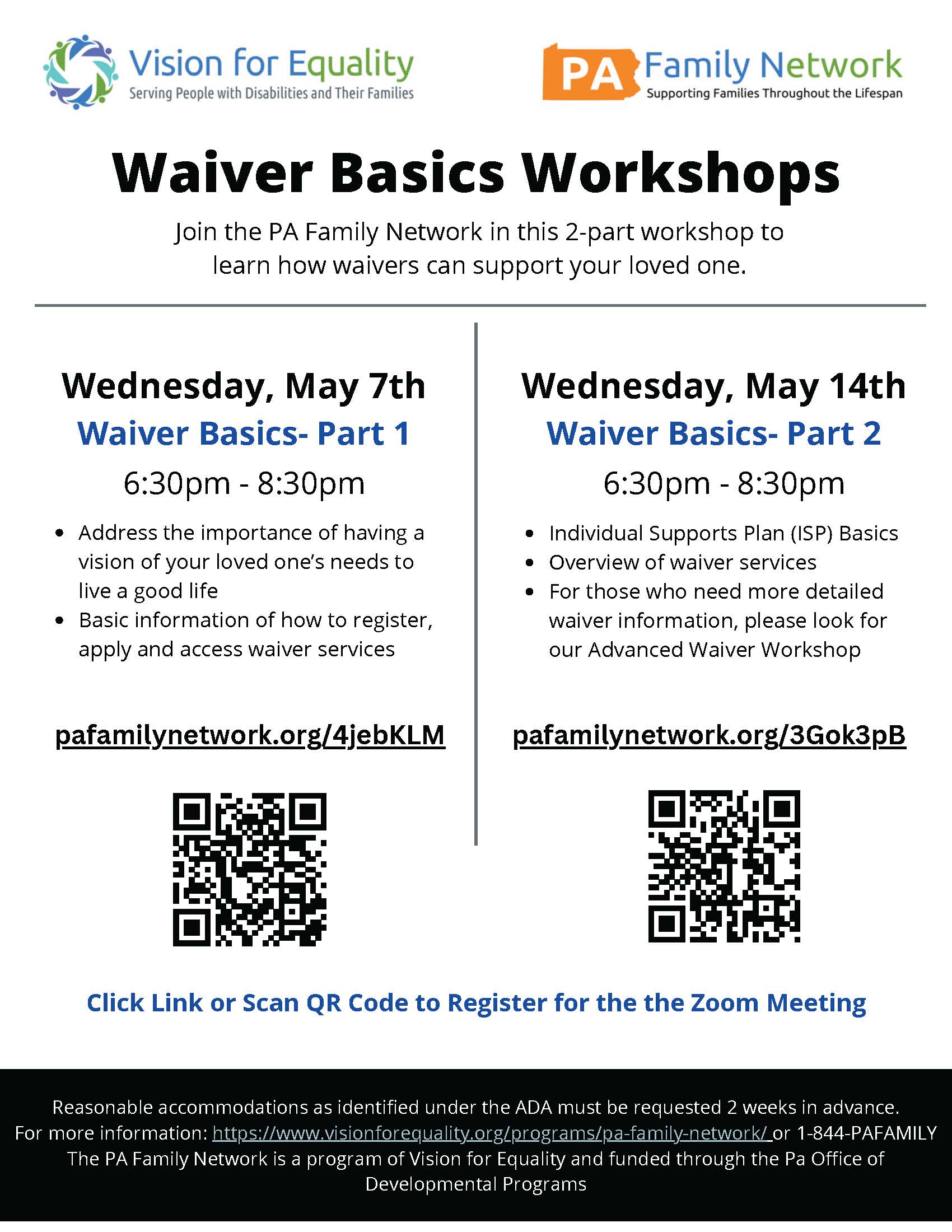 Waiver Basics Flyer