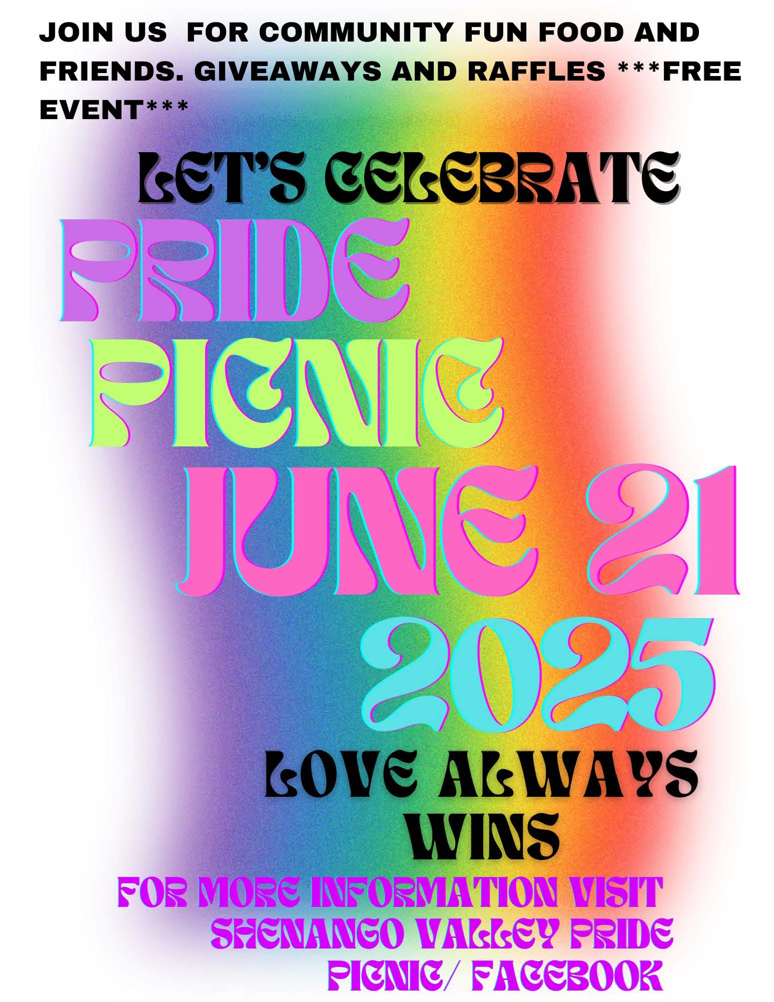 Pride Picnic Flyer