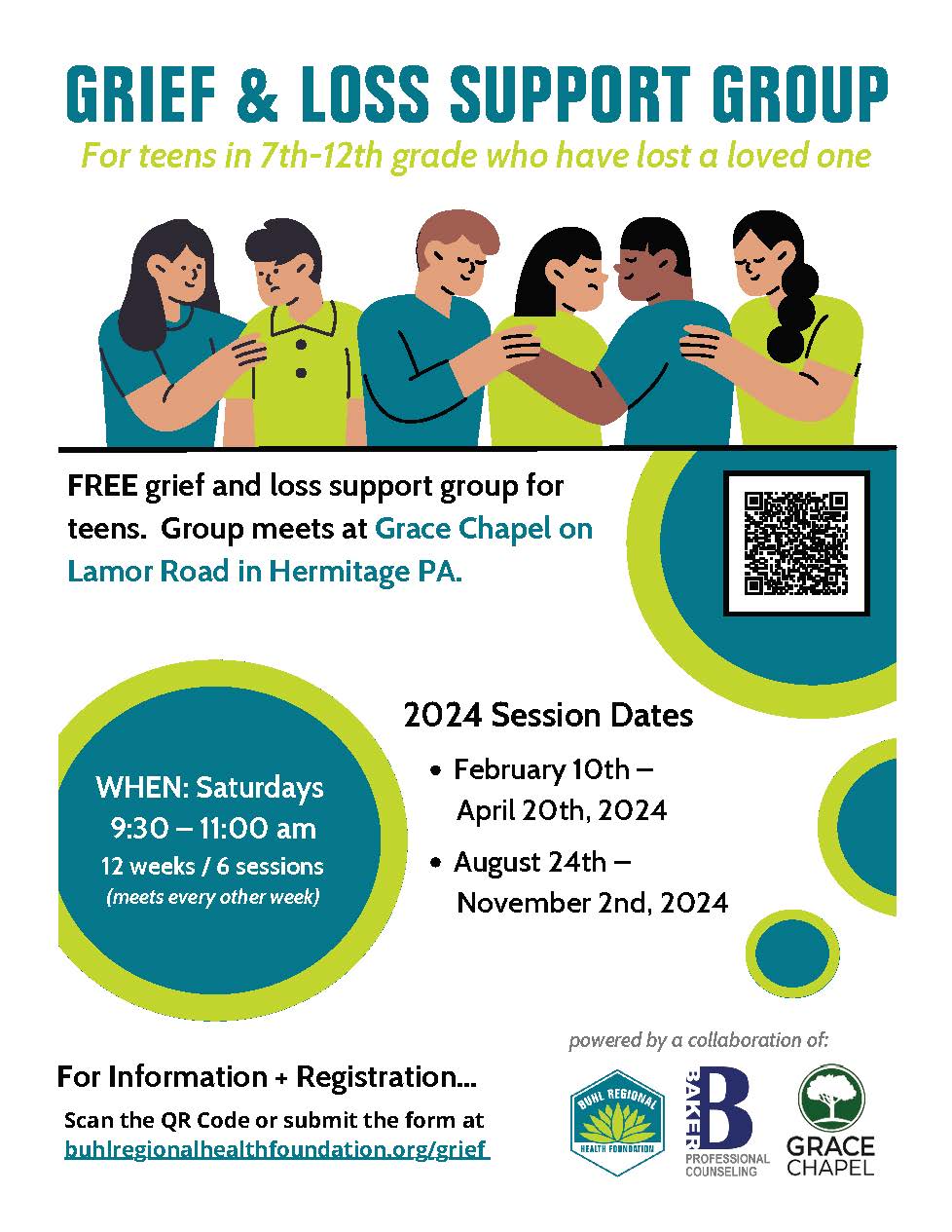 Grief & Loss Support Group Flyer
