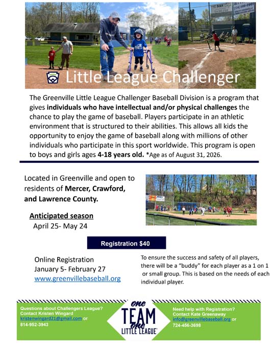 Greenville Little League Challenger Baseball Division