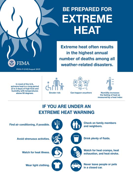 Be Prepared for Extreme Heat