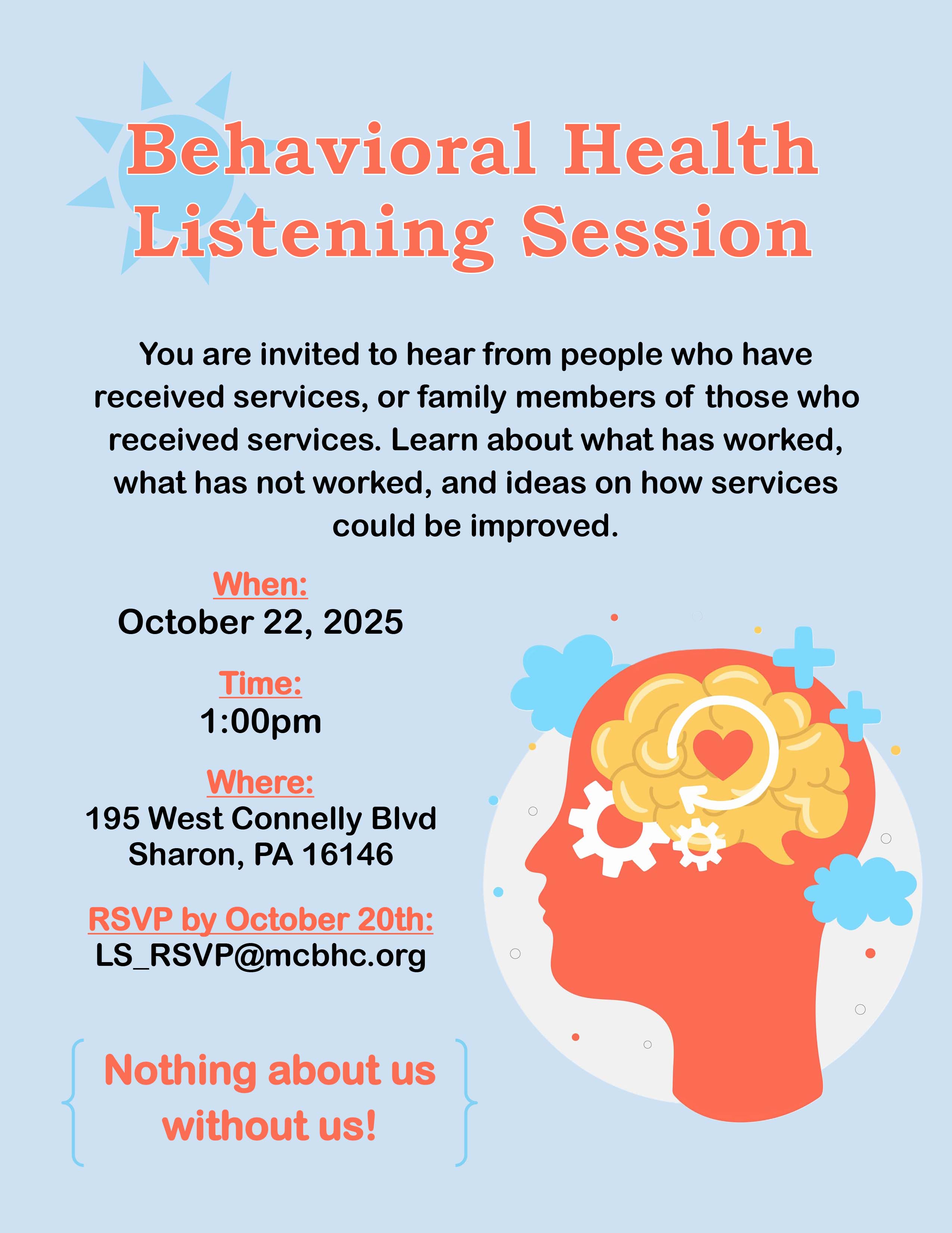 Behavioral Health Listening Session