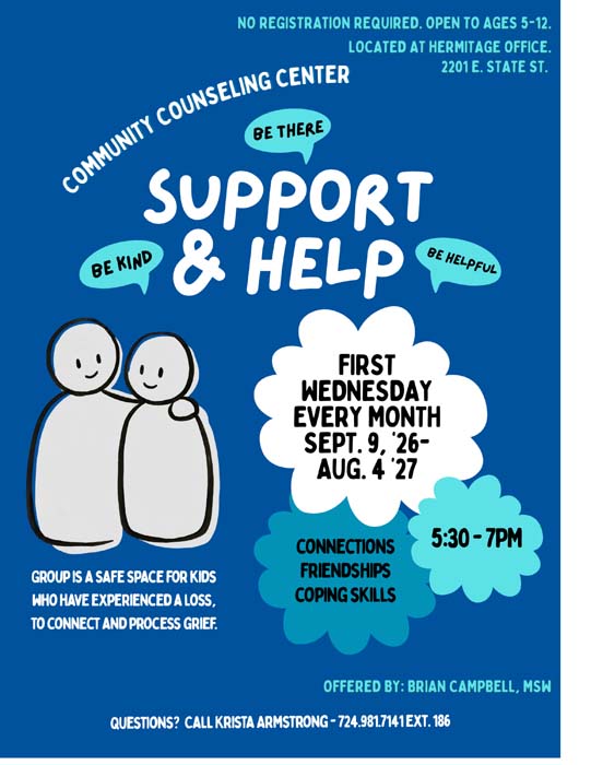 Community Counseling Center Support & Help
