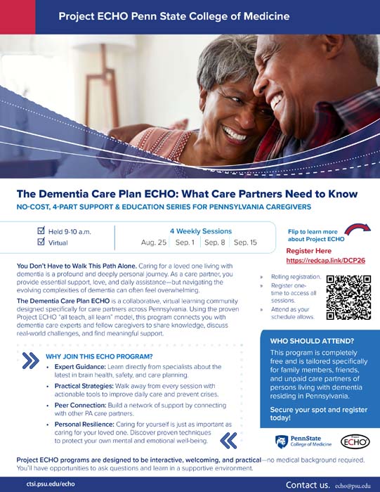 The Dementia Care Plan ECHO