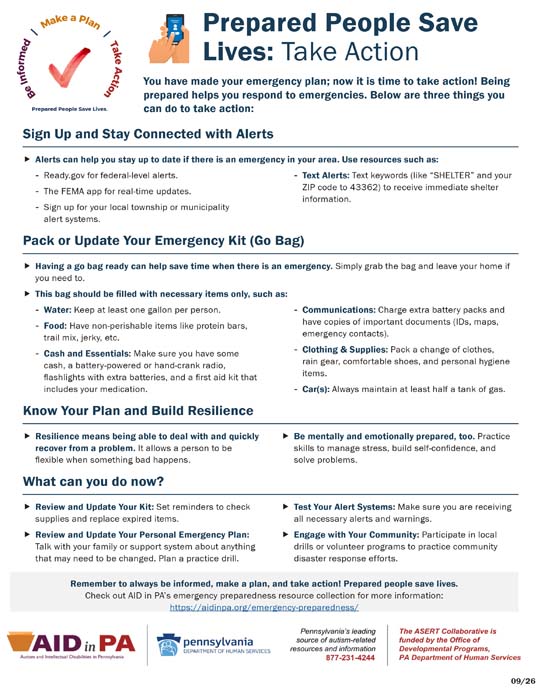 Emergency Preparedness: Take Action