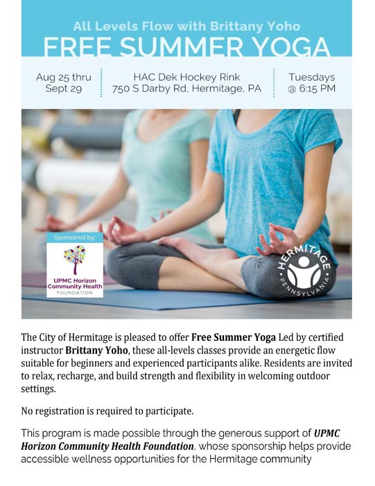 Free Summer Yoga