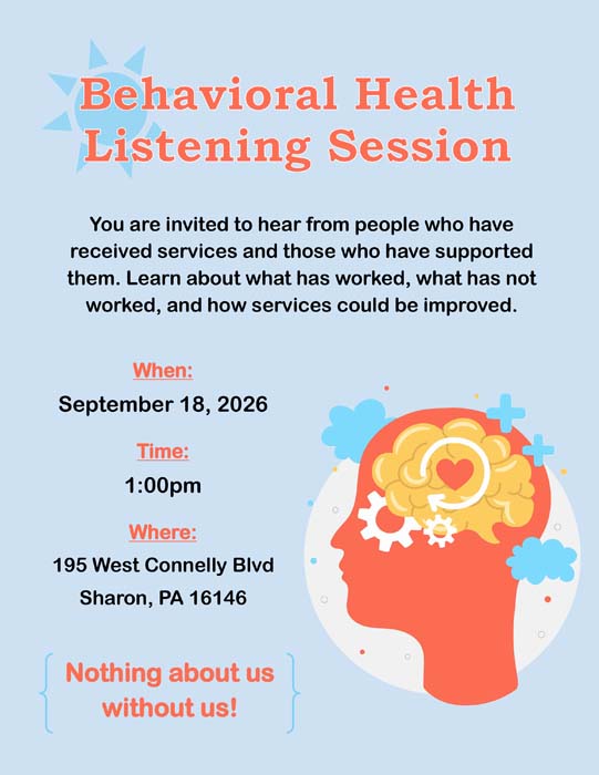 Behavioral Health Listening Session