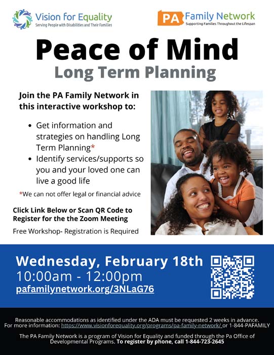 Peace of Mind Long Term Planning