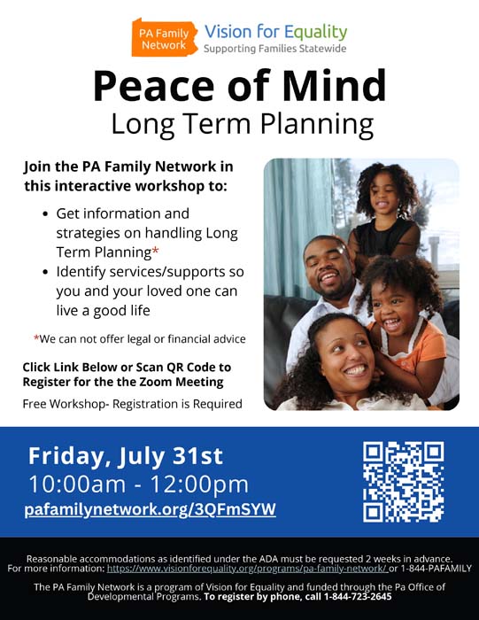 Peace of Mind Long Term Planning