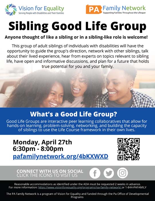 Sibling Good Life Group
