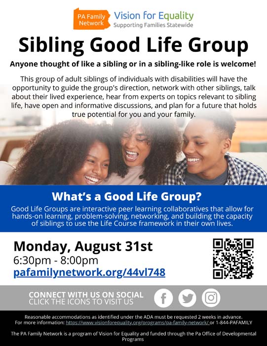 Sibling Good Life Group