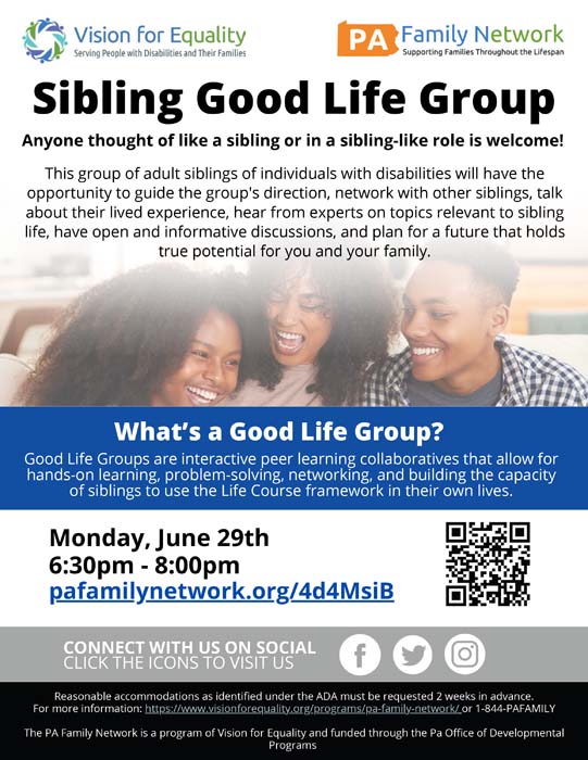 Sibling Good Life Group