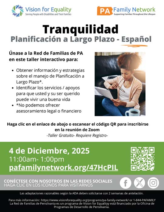 Tranquilidad Planificacion a Largo Plazo