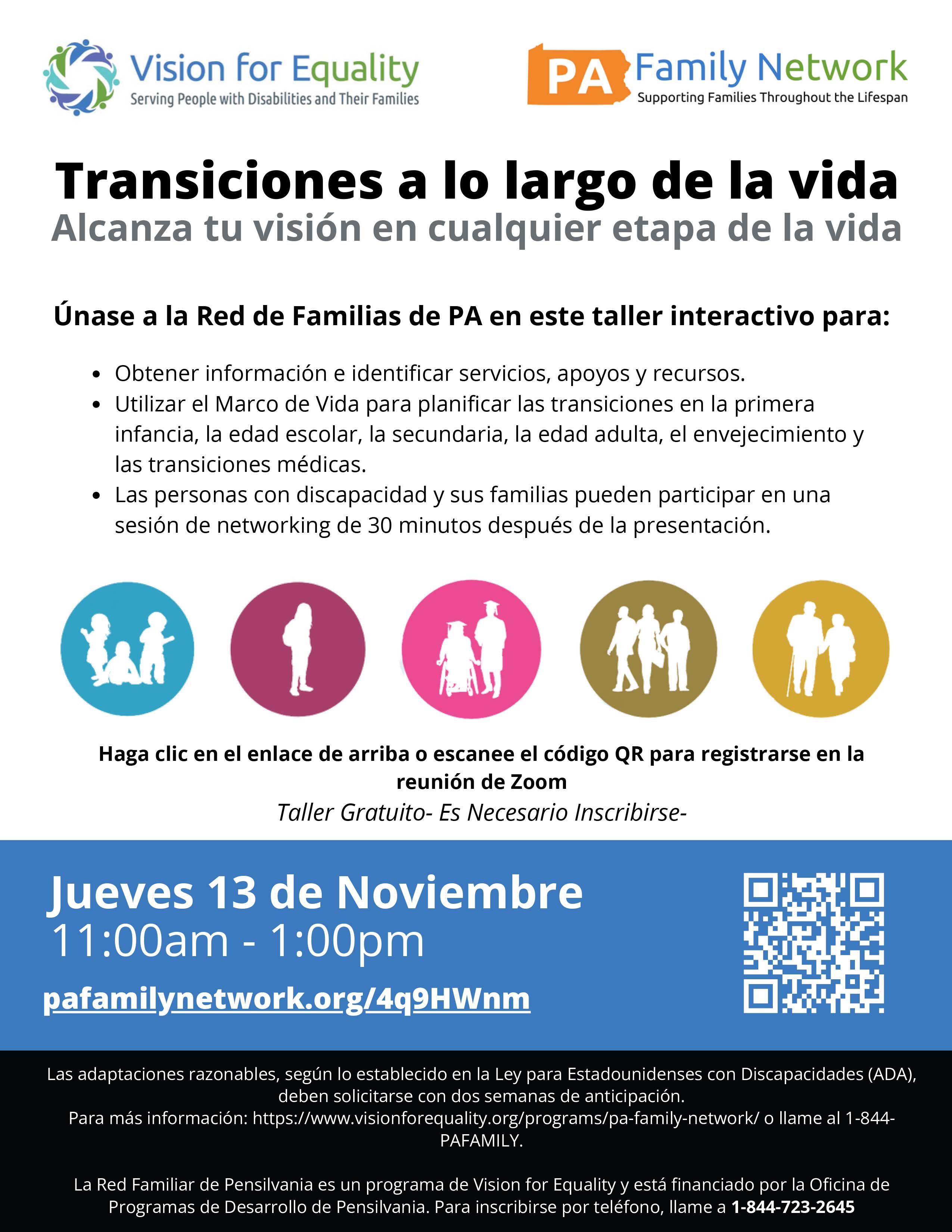 Transiciones a lo largo de la vida