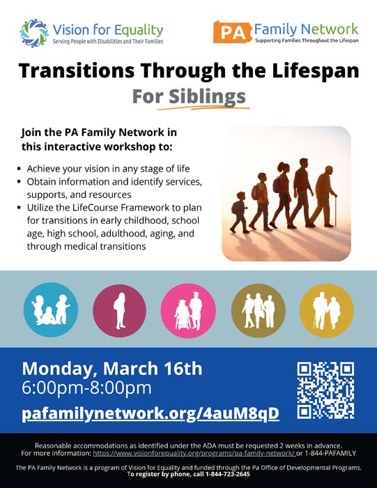 Transitions Through the Lifespan For Siblings