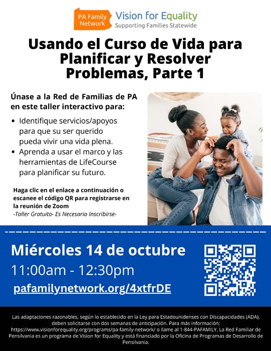 Usando el Curso de Vida para Planificar y Resolver Problemas