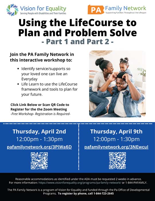 Using the LifeCourse to Plan and Problem Solve