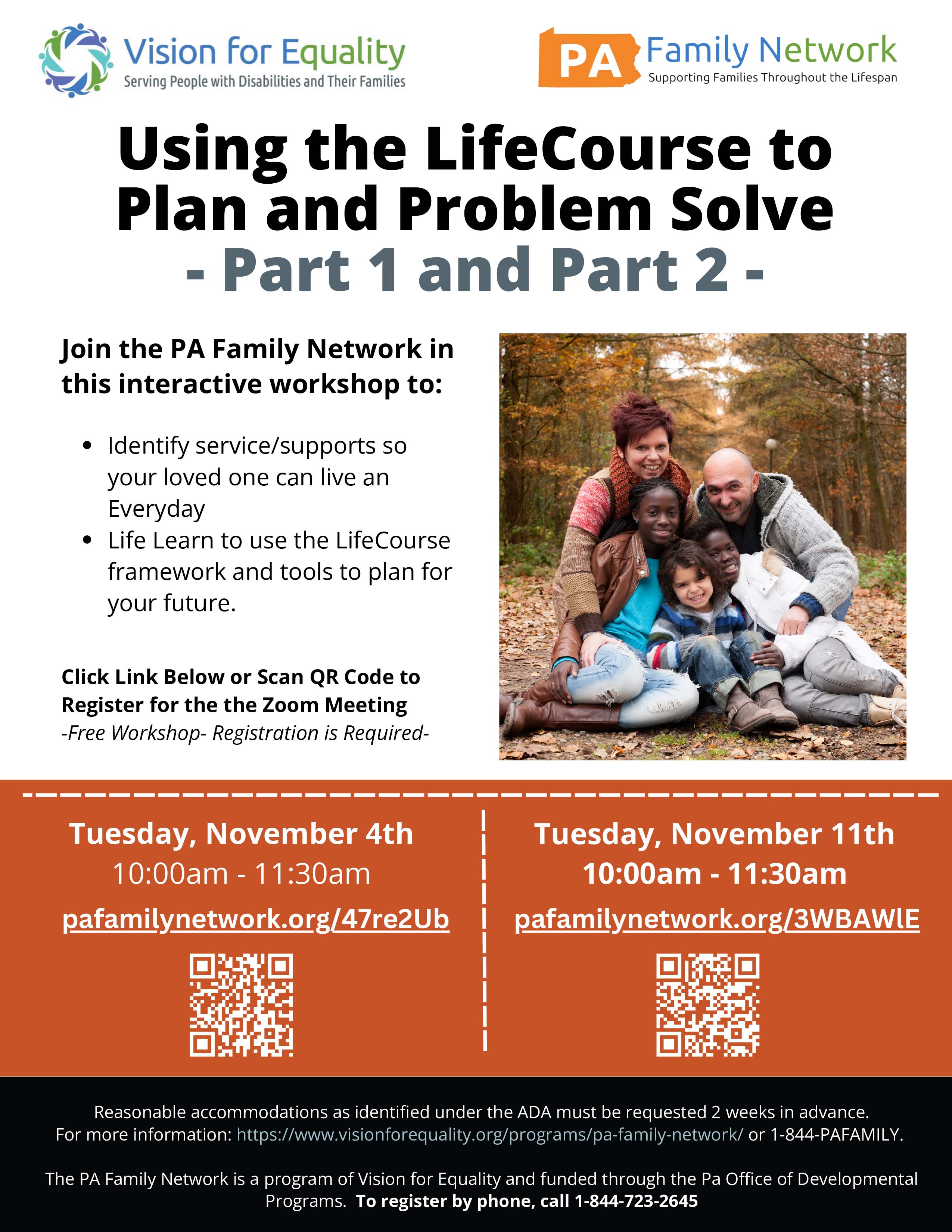 Using the LifeCourse to Plan and Problem Solve