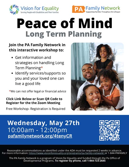 Peace of Mind Long Term Planning