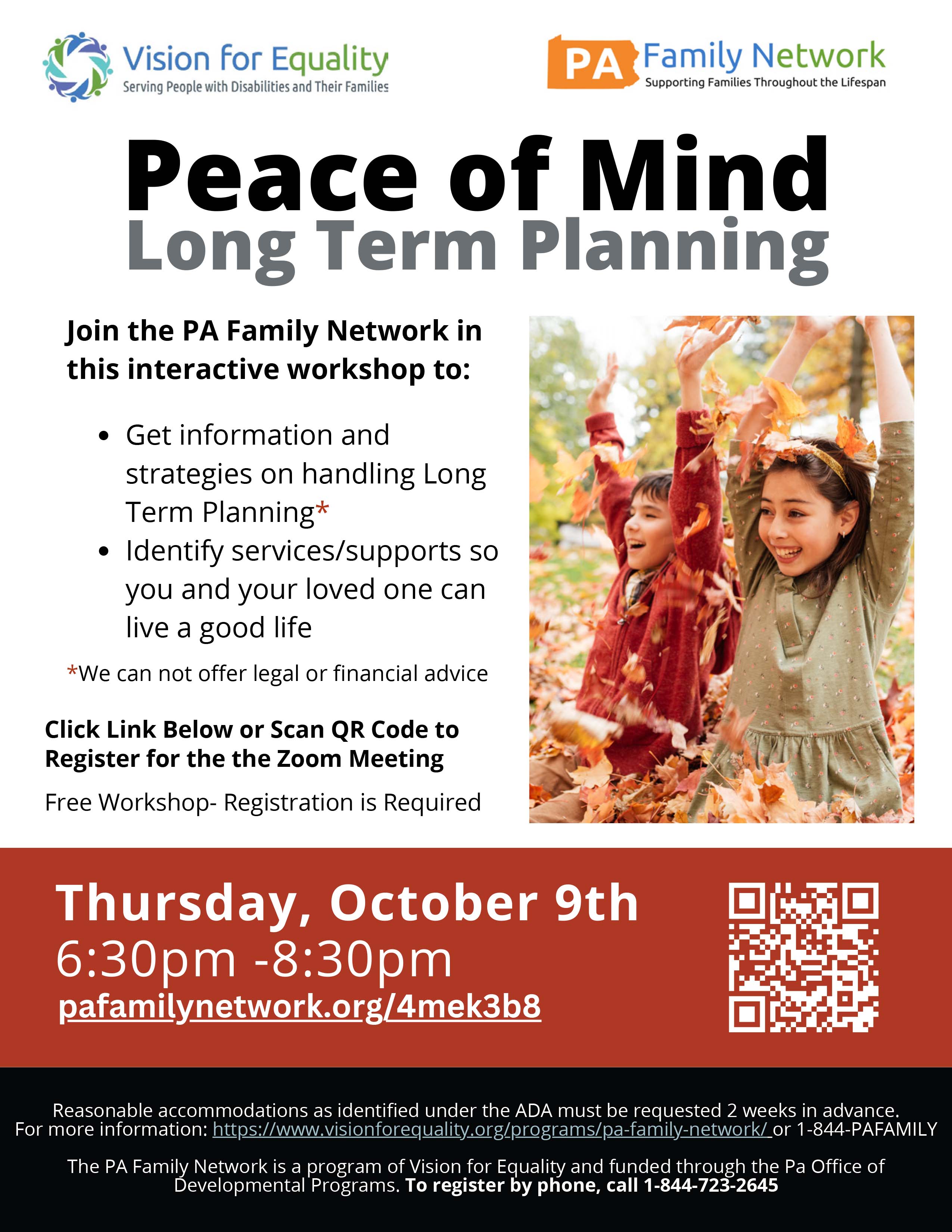 Peace of Mind Long Term Planning