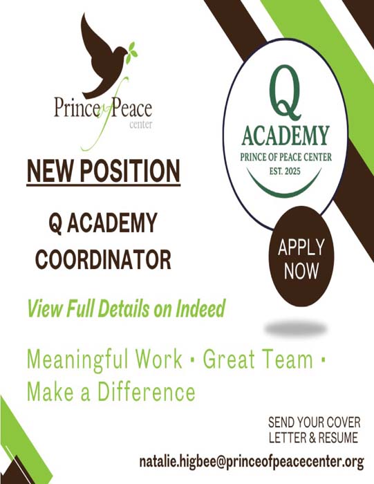 Q Academy Coordinator Job Opening