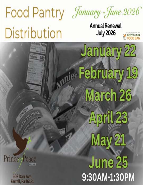 Prince of Peace Food Pantry Distribution