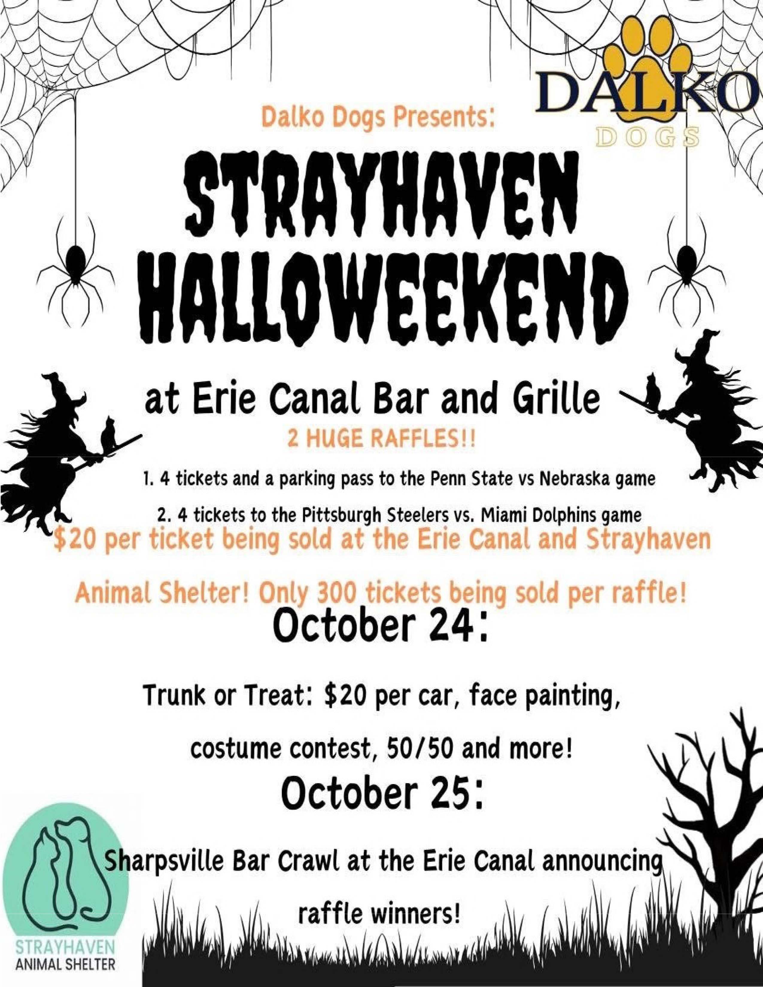 Strayhaven Holloweekend Fundraiser
