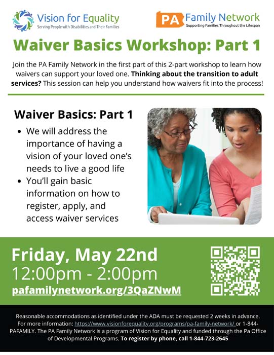 Waiver Basics Workshop: Part 1