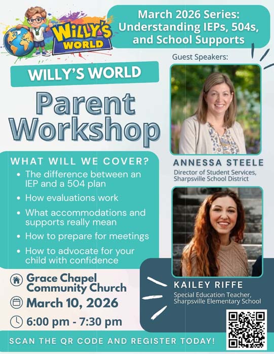 Sharon Drop-In Center Calendar