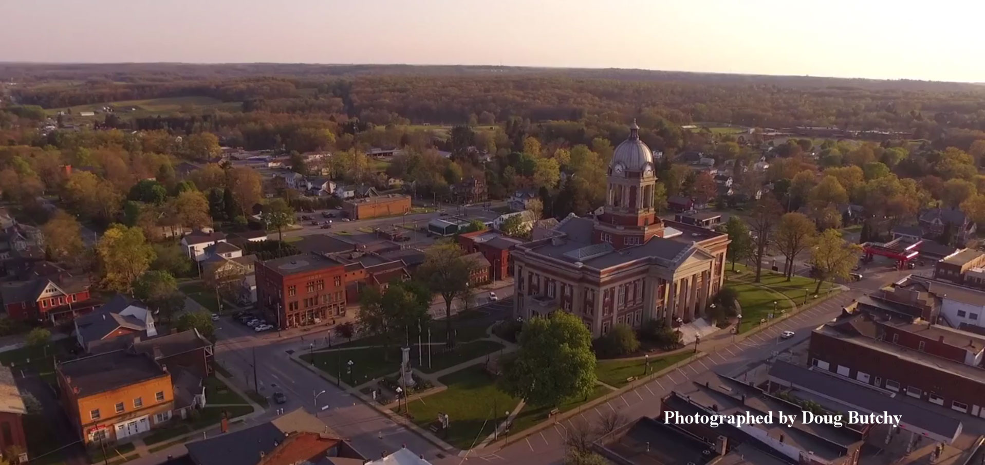 Aerial Image of Mercer County by Doug Butchy